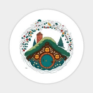 A Halfling Home by Christmas II - Round Doors - Fantasy Magnet